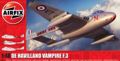 Збірна модель 1/48 літак De Havilland Vampire F.3 Airfix A06107