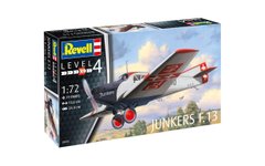 Сборная модель транспортного самолета 1/72 Junkers F.13 Revell 03870