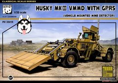 Сборная модель 1/35 Husky Mk.III VMMD with GPRS машина обнаружения мин (Panda Hobby 35015)