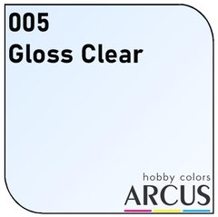 Емалевий лак глянцевий gloss clear Arcus 005
