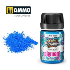 Пігмент Fluor Blue Ammo Mig 3039