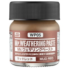 Трьохвимірна паста для створення ефектів червоного бруду Weathering Paste Mud Red (40ml) Mr.HobbyWP0