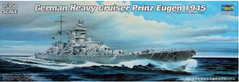 Сборная модель 1/700 крейсер German cruiser Prinz Eugen 1945 Trumpeter 05767