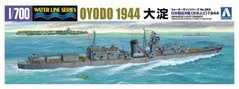 Збірна модель 1/700 легкий крейсер Japanese Light Cruiser Oyodo 1944 Aoshima 04540