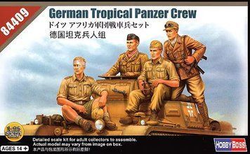 Фигуры 1:35 экипаж немецкого танка (тропические) Hobby Boss 84409