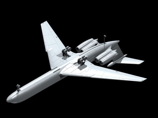 Сборная модель 1/144 самолет Ильюшин-62М, Советский пассажирский самолет ICM 14405