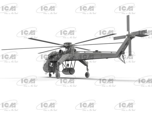 Збірна модель 1/35 гелікоптер Сікорський CH-54A Tarhe з бомбою M-121 ICM 53055