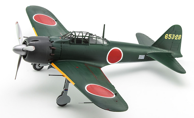 Збірна модель літак1/48 Mitsubishi A6M5b Zero Fighter Type52 Otsu653rd Flying Group' Hasegawa 08259