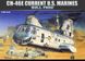Assembled model 1/48 helicopter CH-46 Bull frog Academy 12283