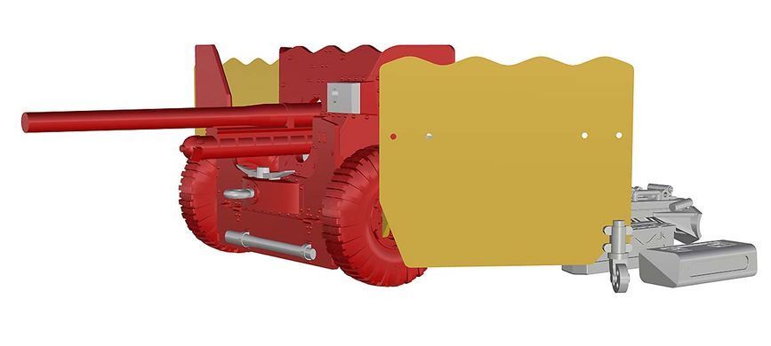 Збірна модель 1:72 британська протитанкова гармата Ordnance QF 6-pounder Mk.II/Mk.IV ACE 72563