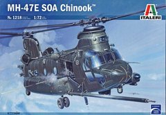 Сборная модель 1/72 вертолета MH-47E SOA Chinook Italeri 1218