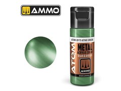 Acrylic paint ATOM METALLIC Aotake Green Ammo Mig 20175