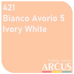 Эмалевая краска Ivory White (Белый цвет слоновой кости) ARCUS 421