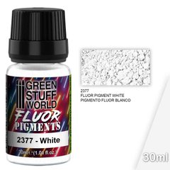 Флуоресцентные пигменты с интенсивными цветами FLUOR BLANCO Green Stuff World 2377