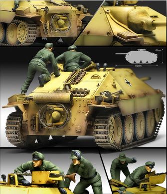 Assembled model 1/35 tank Jagdpanzer 38(t) Hetzer "Early Version" Academy 13278