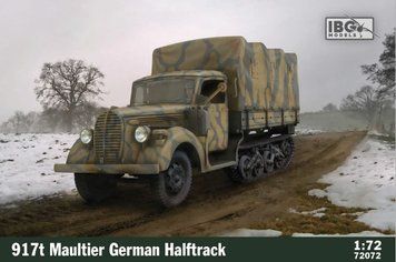 Сборная модель 1:72 грузовик 917t Maultier German Halftrack IBG Models 72072