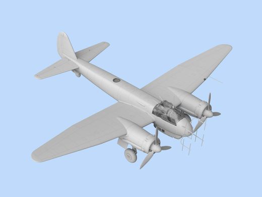 Prefab model 1/48 aircraft Ju 88C-6b, German WW2 night fighter ICM 48239