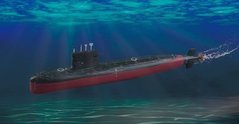 Збірна модель підводного човна PLAN Navy Type 039G Song class SSG Pre-Painted Trumpeter 04599 1/350