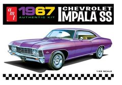 Сборная модель 1/25 автомобиль Chevrolet Impala SS 1967 AMT 00981
