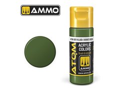 Acrylic paint ATOM Hellgrün / Chromate Green Ammo Mig 20075