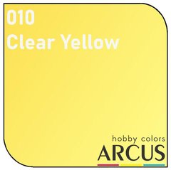 Емалевий лак clear yellow Прозорий жовтий Arcus 010