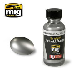 Алкідна фарба металік Polished Aluminium (Полірований Алюміній) Ammo Mig 8204