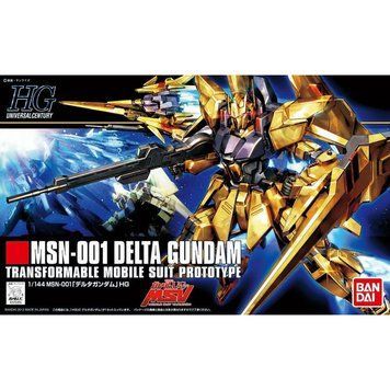 Сборная модель 1:144 MSN-001 Delta Gundam - Transformable Mobile Suit Prototype Bandai 60970