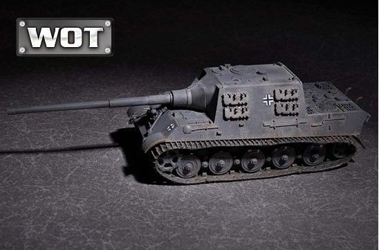Збірна модель 1/72 німецький танк King Tiger (башта Porsche) гармата105 kwk L/68 Trumpeter 07161