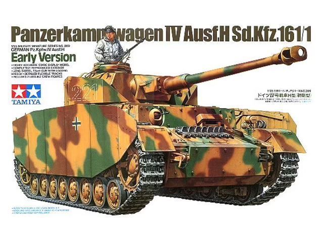 Збірна модель 1:35 Sd.Kfz. 161/1 Panzerkampfwagen IV Ausf. H Рання