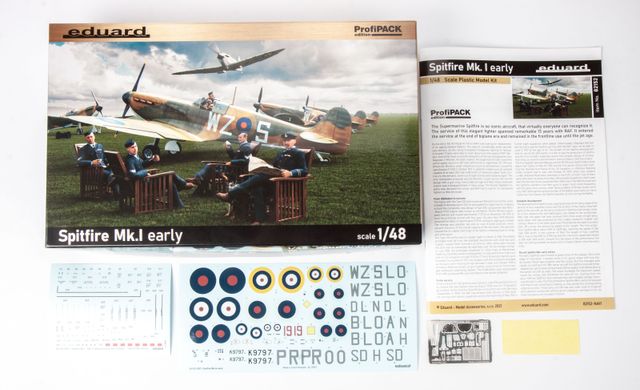 Збірна модель 1/48 літака Spitfire Mk.I early Profipack edition Eduard 82152