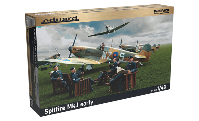 Збірна модель 1/48 літака Spitfire Mk.I early Profipack edition Eduard 82152