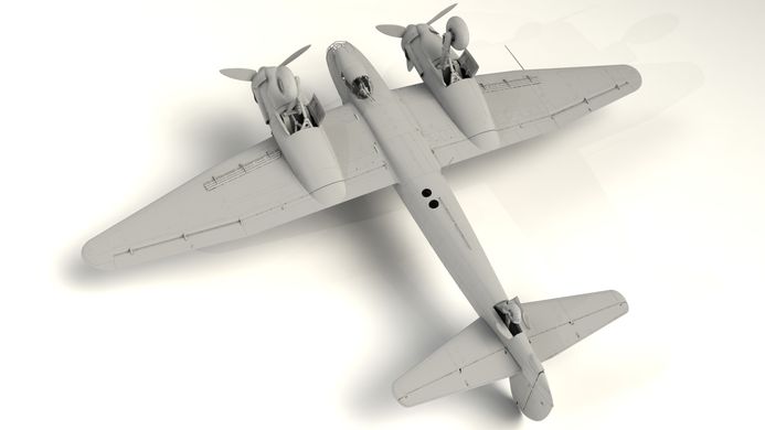 Сборная модель 1/48 самолет Ju 88D-1, Немецкий самолет-разведчик 2 Мировой войны ICM 48240