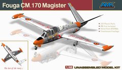 Assembled model 1/48 aircraft Fouga CM.170 Magister AMK 88004