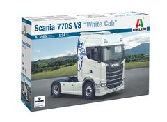 Prefab model 1/24 truck Scania 770 S V8 "White Cab" Italeri 3965