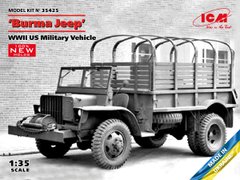 1/35 Burma Jeep 2SW American Military Vehicle (100% New Molds) ICM 35425