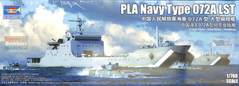 Сборная модель 1/700 военный корабль PLA Navy Type 072A LST Trumpeter 06728