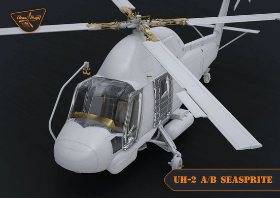 Сборная модель 1/72 вертолет UH-2A/B Seasprite Clear Prop! CP72002