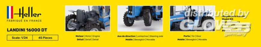 Prefab model 1/24 Landini 16000 DT tractor Starter kit Heller 57403
