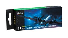 Набор акриловых красок Luftwaffe Late WW2 Night Fighters Arcus А2012
