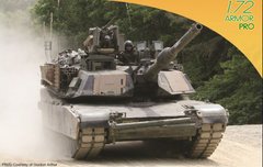 Assembled model 1/72 modern American tank 3rd generation M1A2 Abrams SEP V2 Dragon D7615
