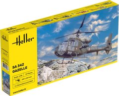 Збірна модель 1/48 легкий багатоцільовий вертоліт «Газель» Aerospatiale SA 342 Gazelle Heller 80486