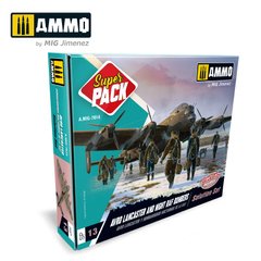 Weathering set for bombers RAF SUPER PACK AVRO Lancaster and Night RAF Bombers Solution Set Ammo Mig 7814
