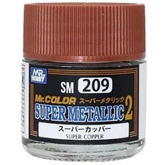 Фарба Mr. Color Super Metallic II Super Copper Mr.Hobby SM209