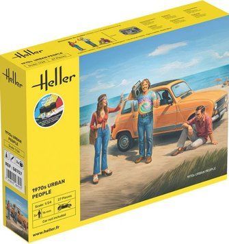 Стартовый набор 1:24 фигуры 1970 Urban People Heller 58757
