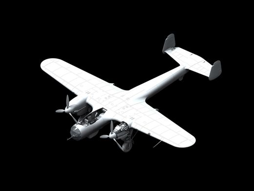 Збірна модель 1/48 літак Do 215 B-4, Німецький літак-розвідник 2 Світової війни ICM 48241