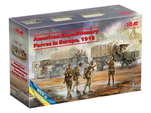 Collection models 1/35 American Expeditionary Force in Europe, 1918 (Standard B "Liberty", FW