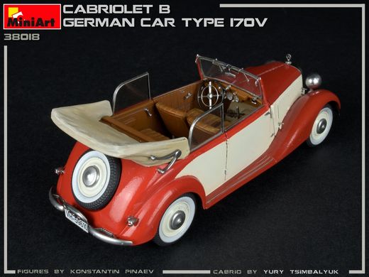 Сборная модель 1/35 автомобиль Cabriolet B Немецкий автомобиль типа 170V MiniArt 38018