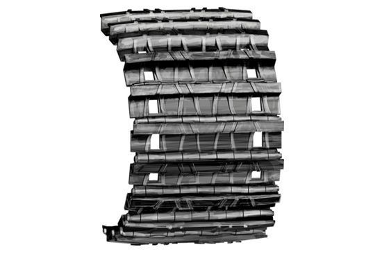 Scale model 1:35 tracks for Workable Track links for Entwicklungsfahrzeug E Trumpeter 02057