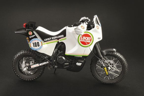 Збірна модель 1/9 мотоцикл Cagiva Elefant 850 Paris-Dakar 1987 Italeri 4643