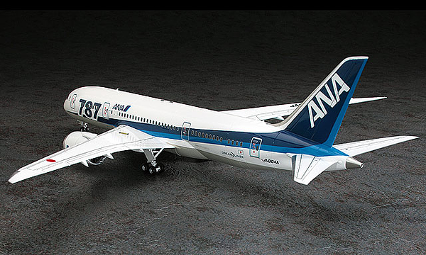 Сборная модель 1:200 самолет All Nippon Airways (ANA) Boeing 787-8 Hasegawa 10716